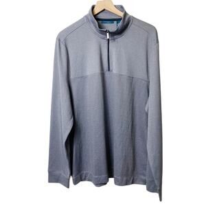 Perry Ellis Charcoal Heather Long Sleeve Men Jacket Size XL Brand New